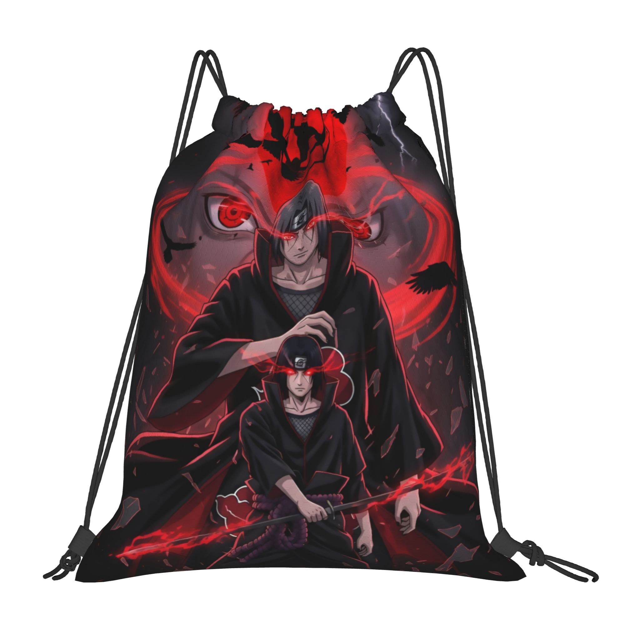 Men Accessories Shop - Mochila Personalizada N-Narutoes Uchihas Sasukes com