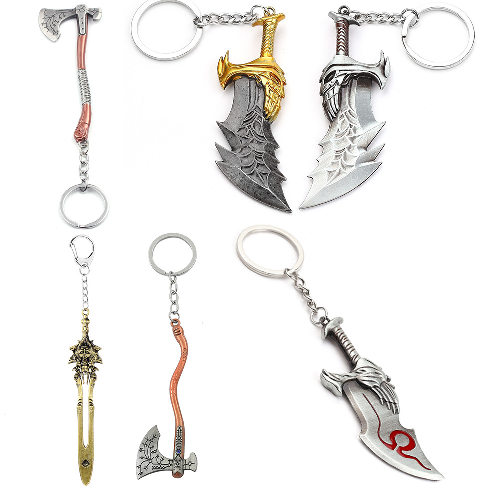 Men Accessories Pendant - Chaveiro com Pingente de Espada Kratos