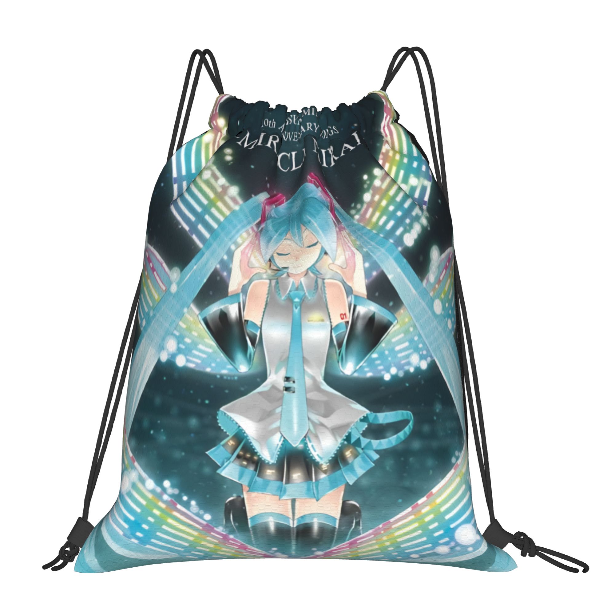 Men Accessories Shop - Mochila Personalizada H-Hatsunes com Cordão para