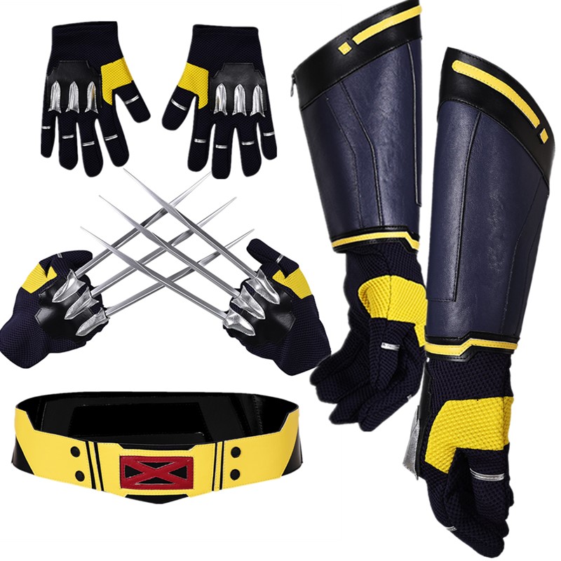 Men Accessories Style - Lobo logan cosplay cinto luvas garras