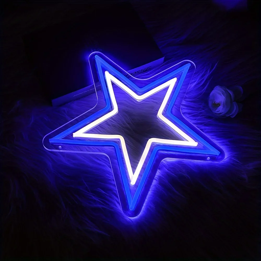 Men Accessories Shop - Star LED Neon Sign Light com