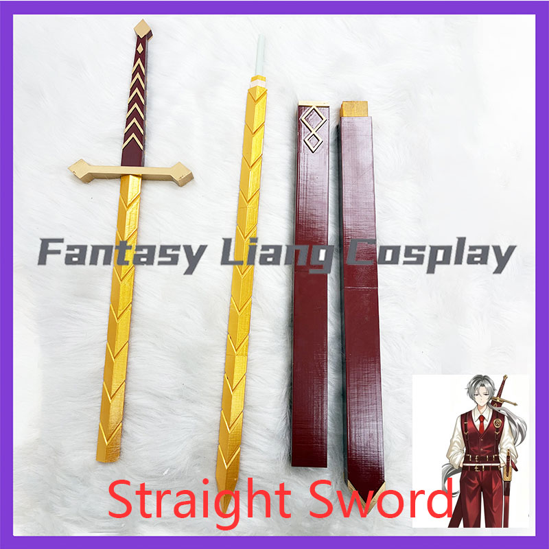 Men Accessories Korea - Espada Reta de Cosplay do Personagem