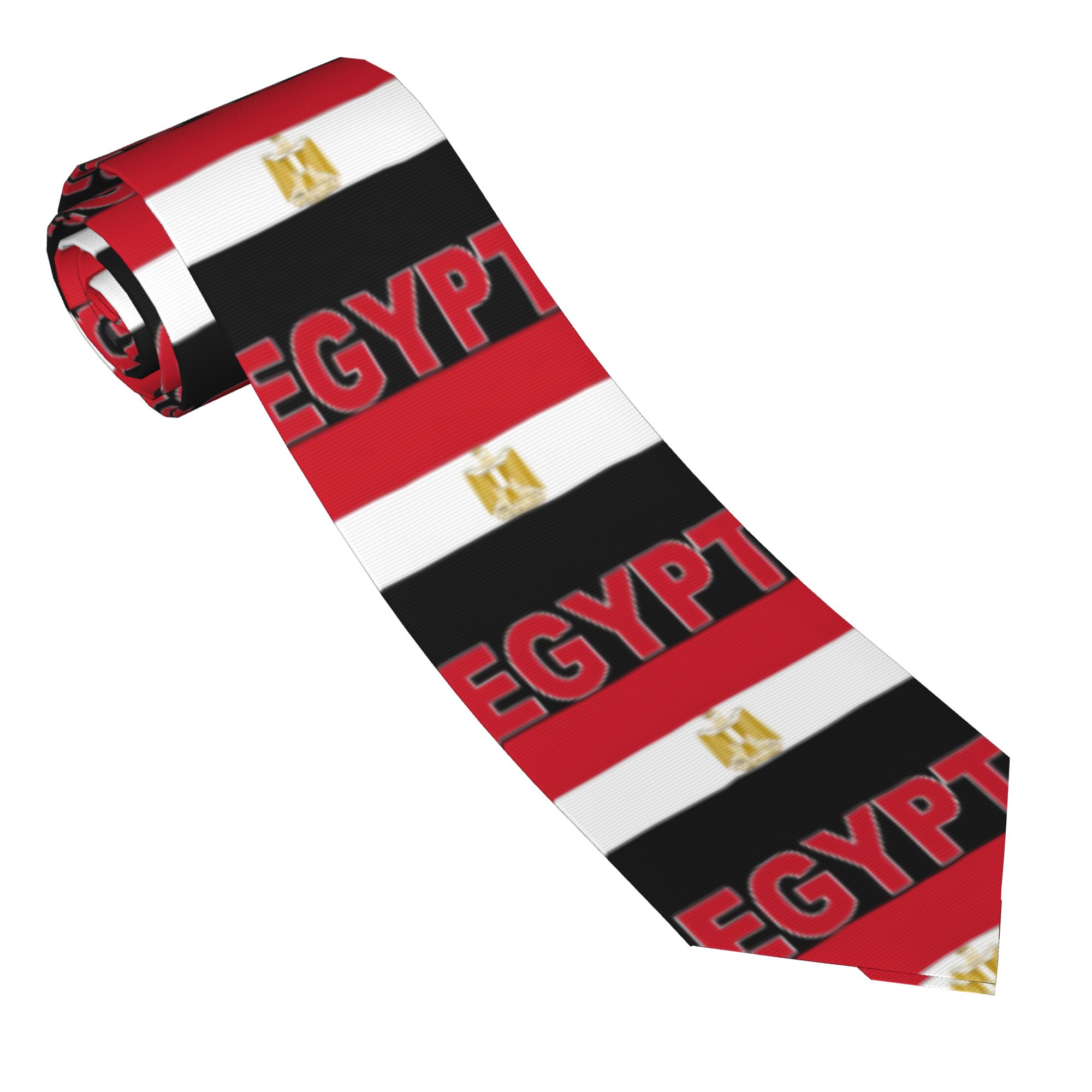 Gravata com Design da Bandeira - Men Accessories Egypt avaliação e preço