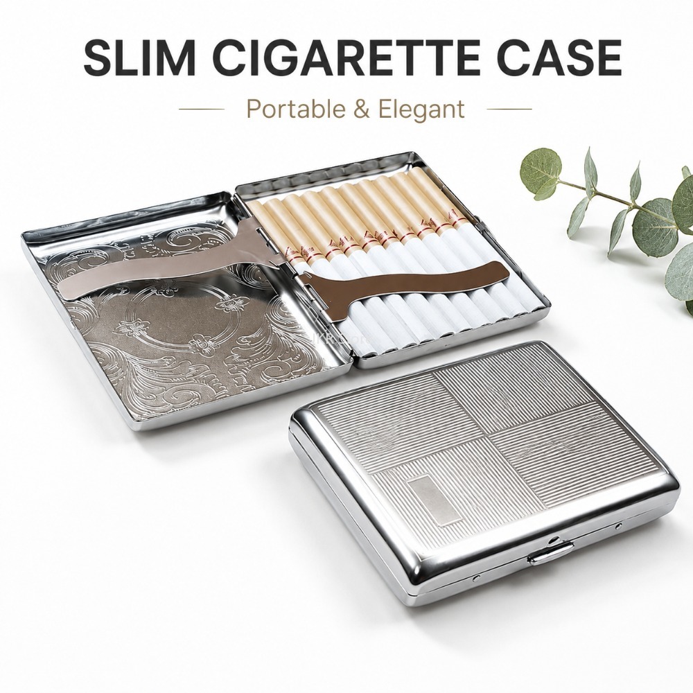 Estojo de Cigarros em Aço Inox - Men Accessories Usa avaliação e preço