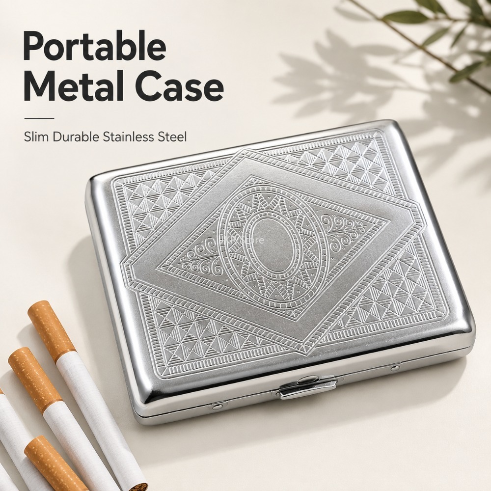 Estojo de Cigarros em Aço Inox - Men Accessories Usa avaliação e preço
