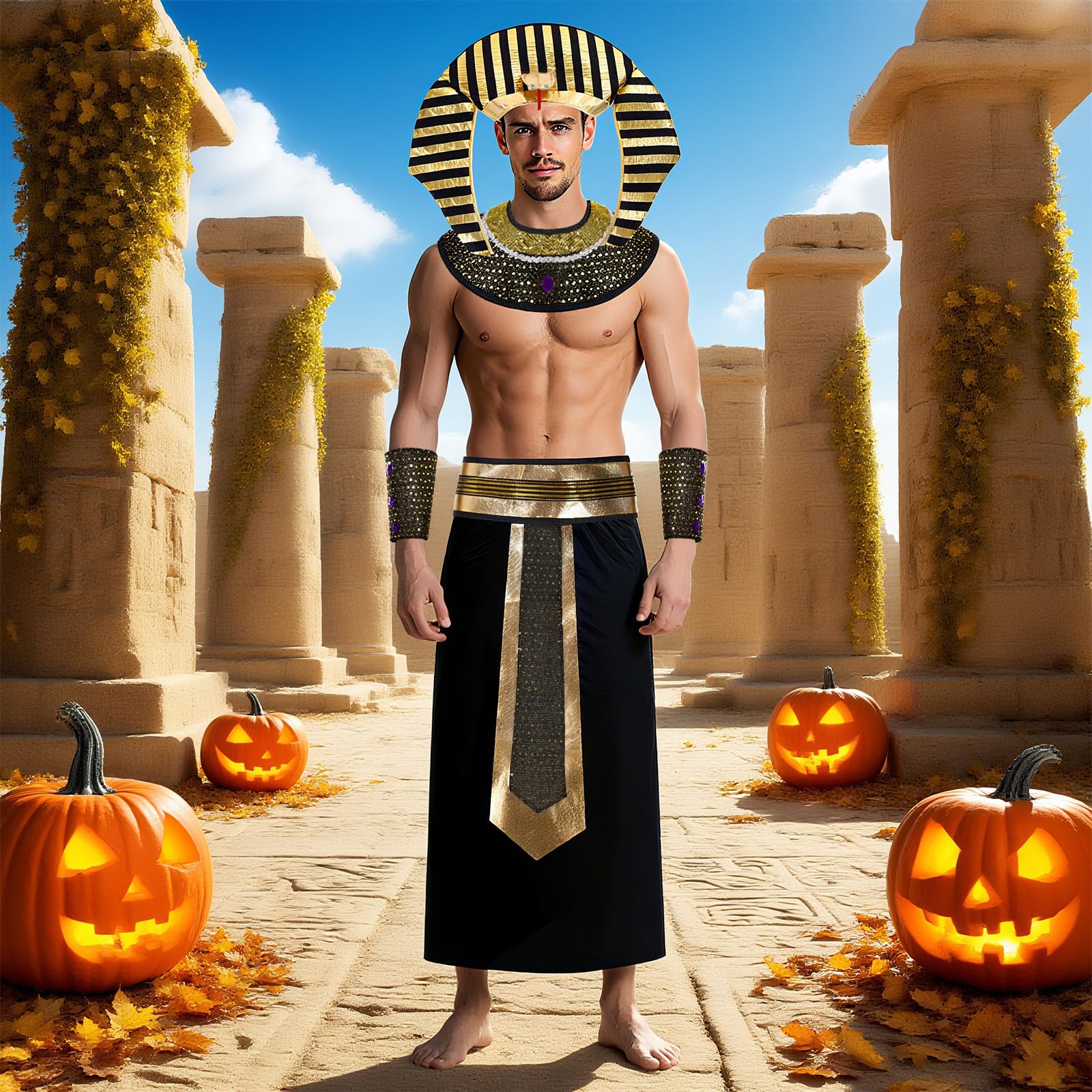 Acessórios de fantasia de cleó - Men Accessories Egypt avaliação e preço