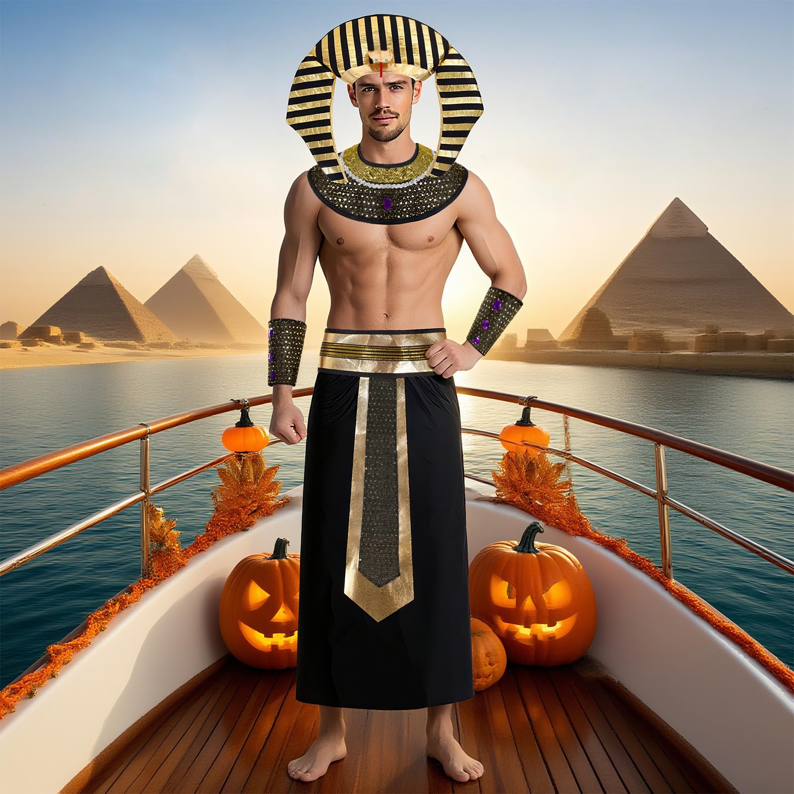 Acessórios de fantasia de cleó - Men Accessories Egypt avaliação e preço