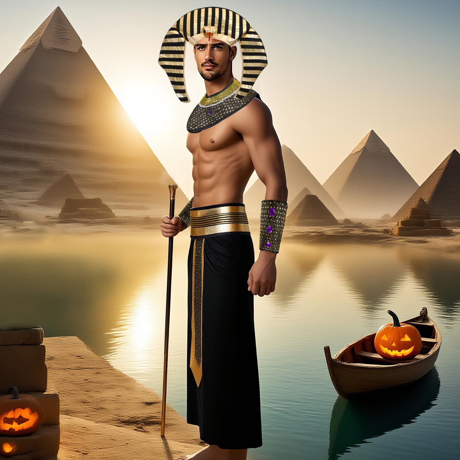 Acessórios de fantasia de cleó - Men Accessories Egypt avaliação e preço