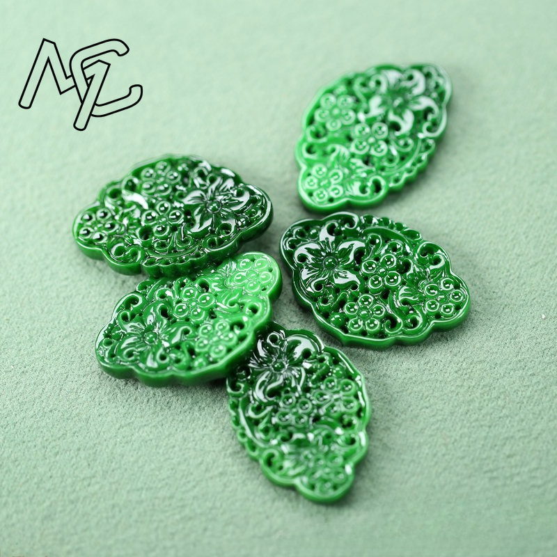 2 Peças DIY Esmeralda Verde Na - Men Accessories Usa avaliação e preço