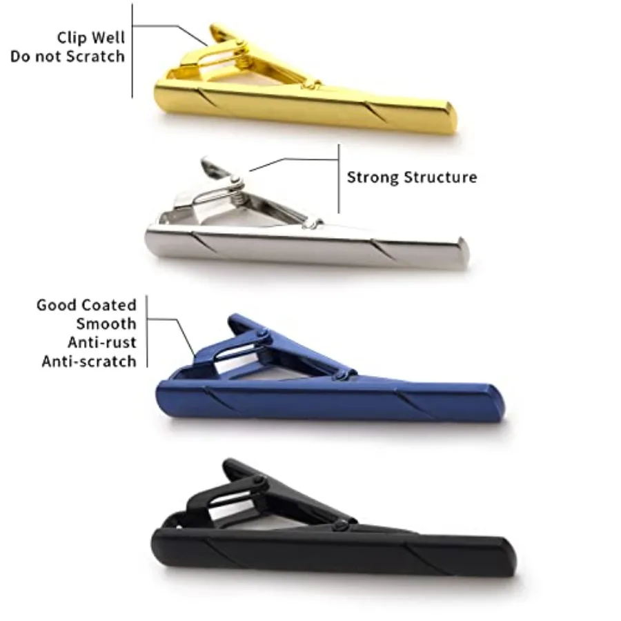 4 prendedores de gravata para  - Men'S Accessories With Suits avaliação e preço