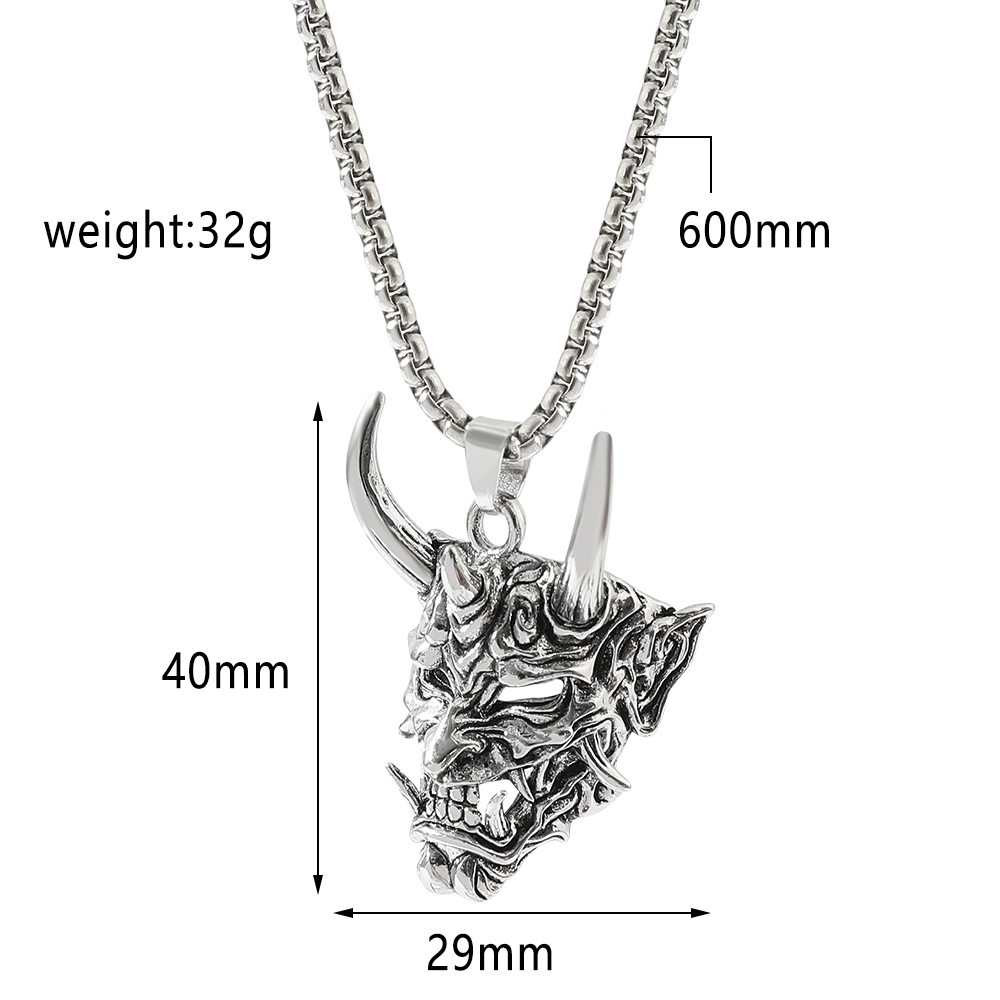 Colar com Pingente de Máscara  - Men Accessories Pendant avaliação e preço