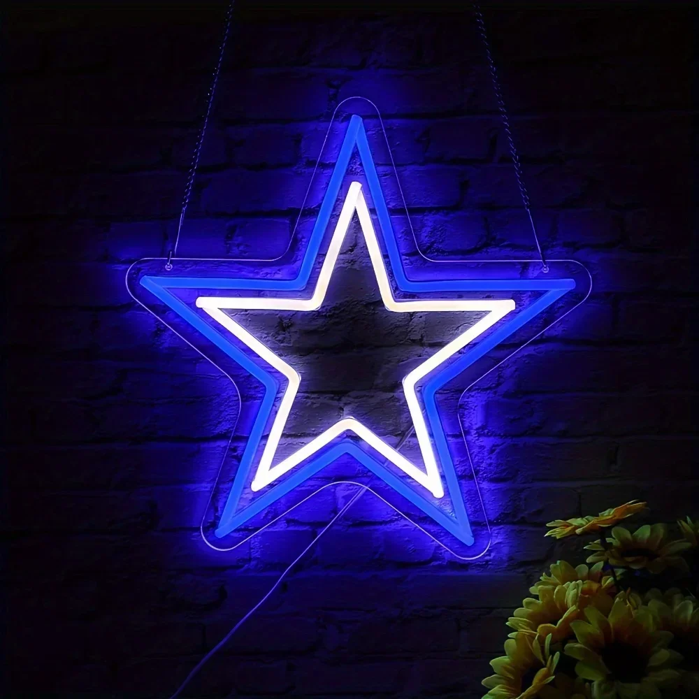 Star LED Neon Sign Light com I - Men Accessories Shop avaliação e preço