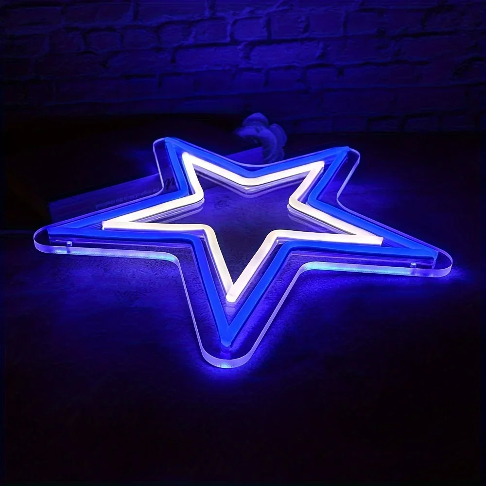Star LED Neon Sign Light com I - Men Accessories Shop avaliação e preço