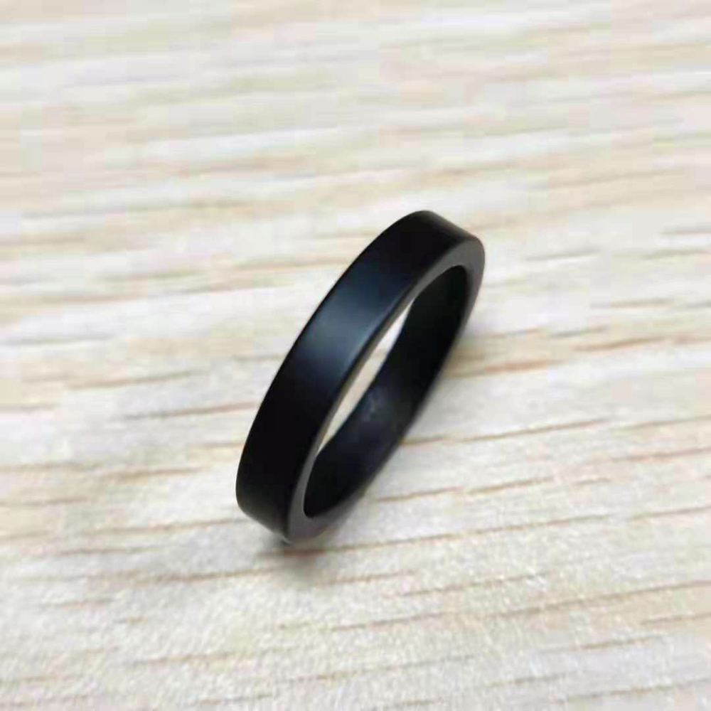 Anel de cerâmica preto fosco d - Men Accessories Shop avaliação e preço